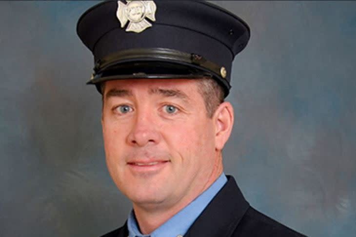 New York City firefighter Daniel Foley, who died from pancreatic cancer resulting from the 9-11 terror attacks. Mr Foley's brother died responding to the disaster and father died from resulting complications. Both were firefighters: New York City Fire Department