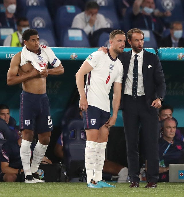 Gareth Southgate brought Jordan Henderson on against Ukraine