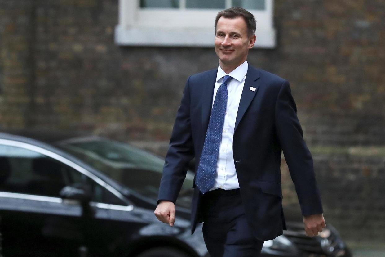 Stark warning: Jeremy Hunt has warned EU leaders of the dangers of a no deal Brexit: REUTERS