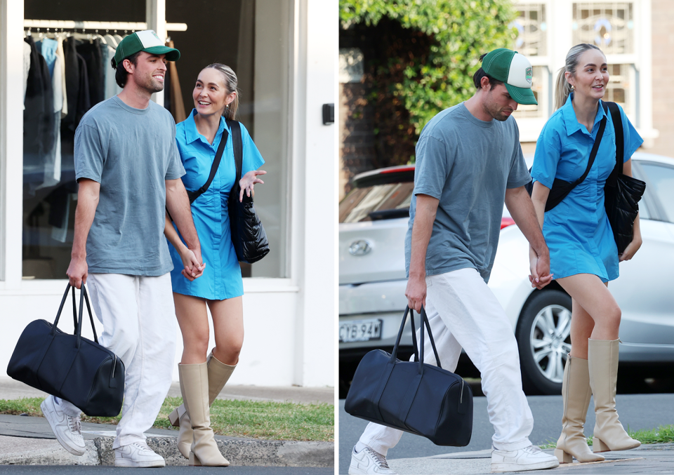 MAFS’ Tahnee Cook and Ollie Skelton in Bondi.