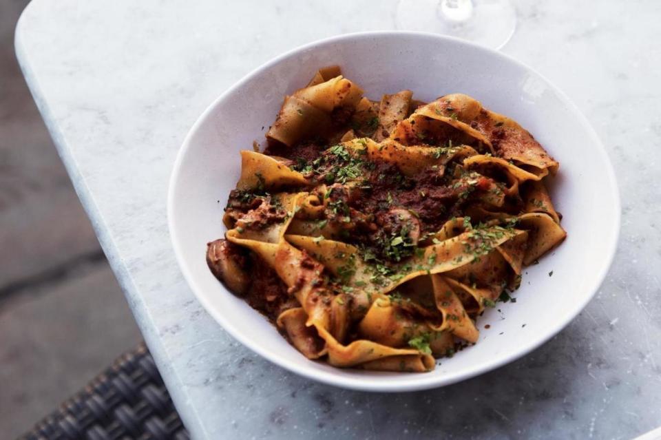 Crowd pleaser: The slow-cooked Bolognese