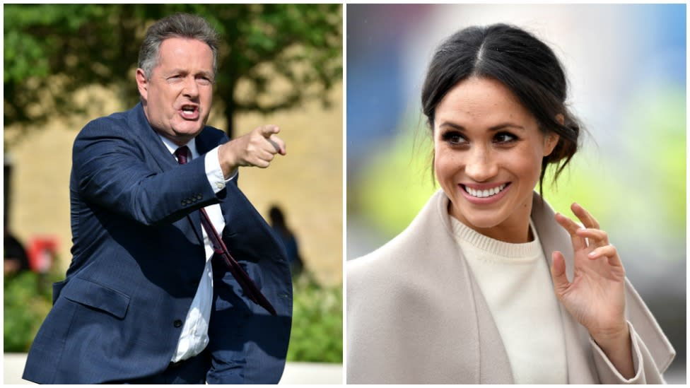 Meghan Markle has once again come under Piers Morgan's fire. Photo: Getty