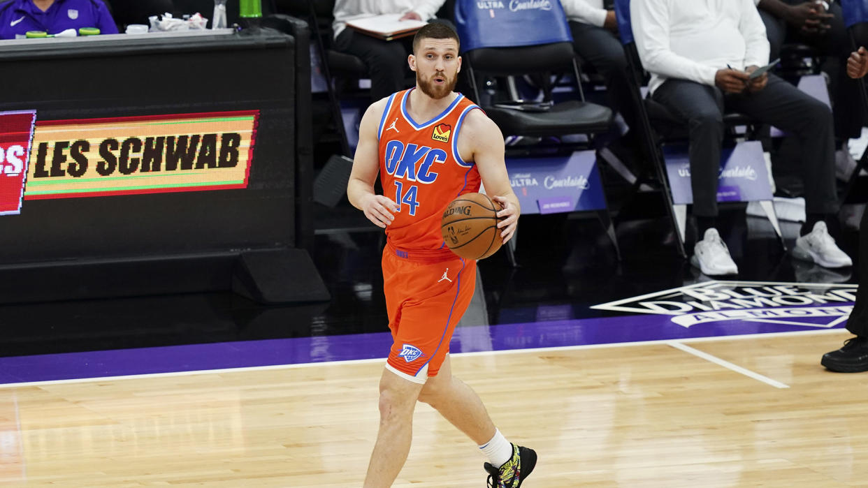 Svi Mykhailiuk is joining the Raptors. (Photo by Ben Green/Getty Images)