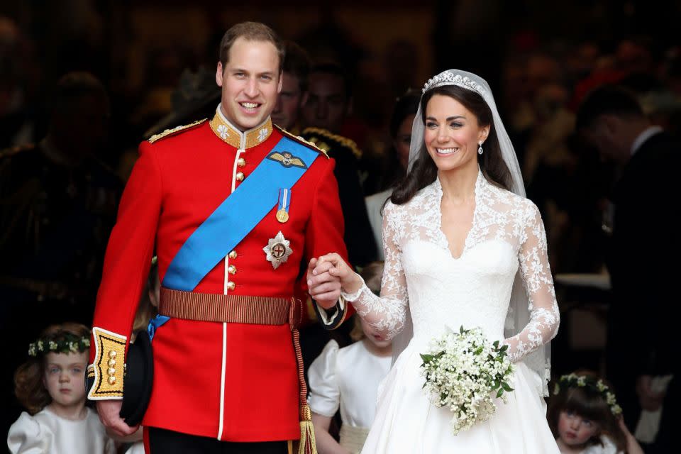 A guest says William was terrified before Kate arrived. Photo: Getty