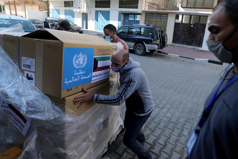 World Health Organization delivers vital intensive care ventilators to Gaza