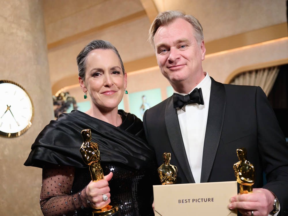 Christopher Nolan und seine Frau Emma Thomas. (Bild: imago/Avalon.red)