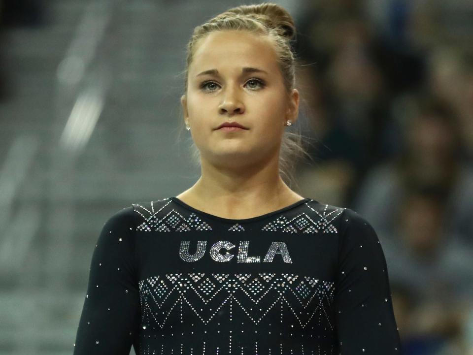 Madison Kocian competes for UCLA.