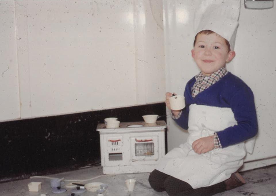 The chef as a child (Courtest of Michel Roux Jr)