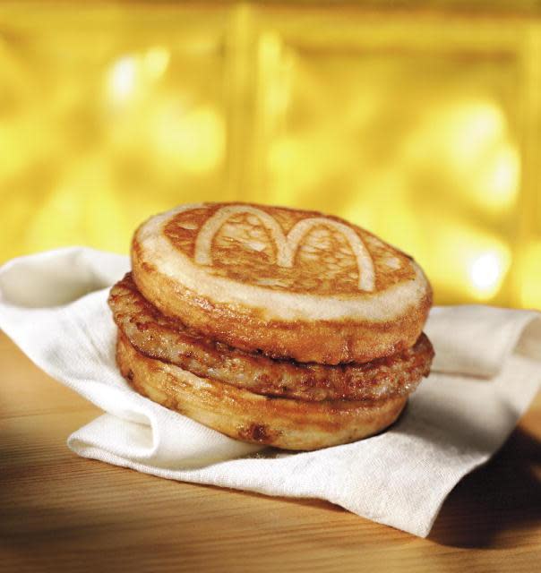 麥當勞於2003年推出McGriddles系列早餐，但並非各國都有。（翻攝自美國麥當勞官方網站）
