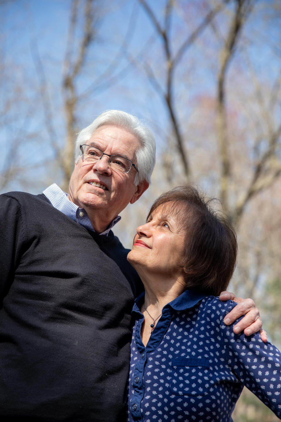 Michael y Peggy Gross en Mahwah, Nueva Jersey, el 7 de abril de 2021. (Jackie Molloy/The New York Times)