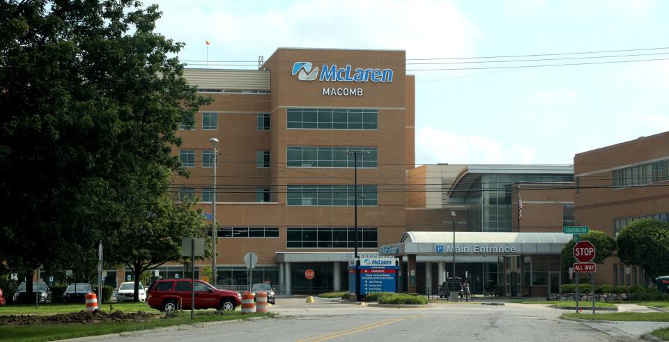 McLaren Macomb hospital in Mount Clemens.