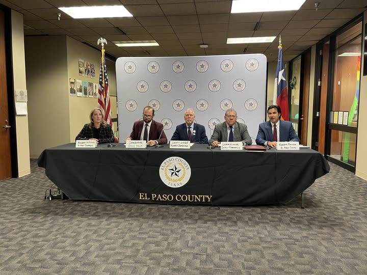 County and Borderland business leaders discuss the Tornillo port of entry as a business opportunity. Photo by Miguel Paredes/KTSM