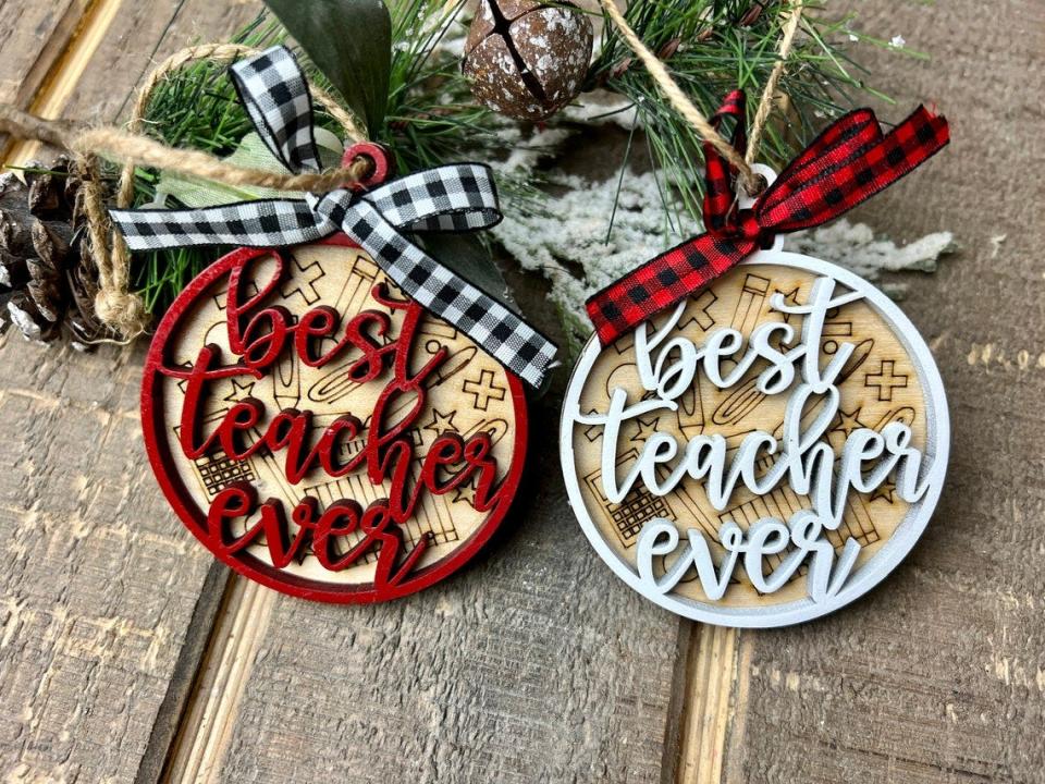WoodmanDecorMore specializes in laser-etched ornaments, coasters, creative door hangers, home decor and personalized signs.
