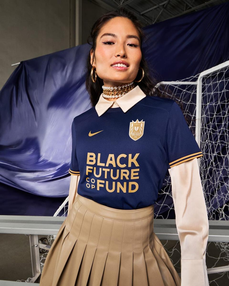 The Seattle Reign FC primary kit from Nike.