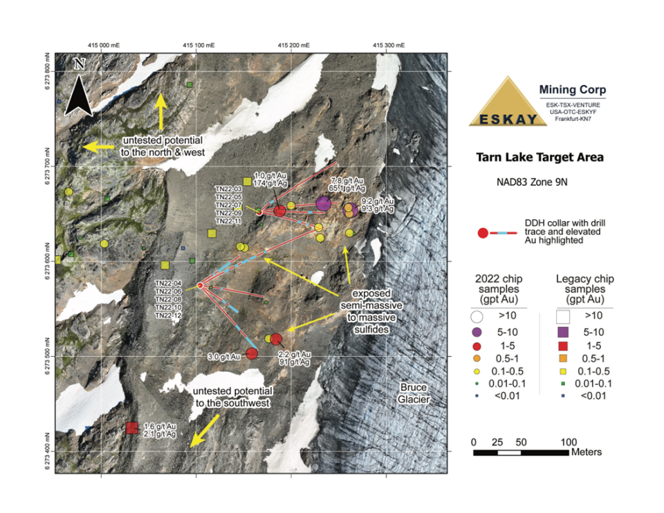 Eskay Mining Corp., Thursday, February 23, 2023, Press release picture