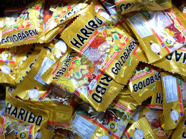 Gummy bear maker Haribo rewarded a man who found the company's lost $4.8  million check with candy. The man said the reward 'was a bit cheap.