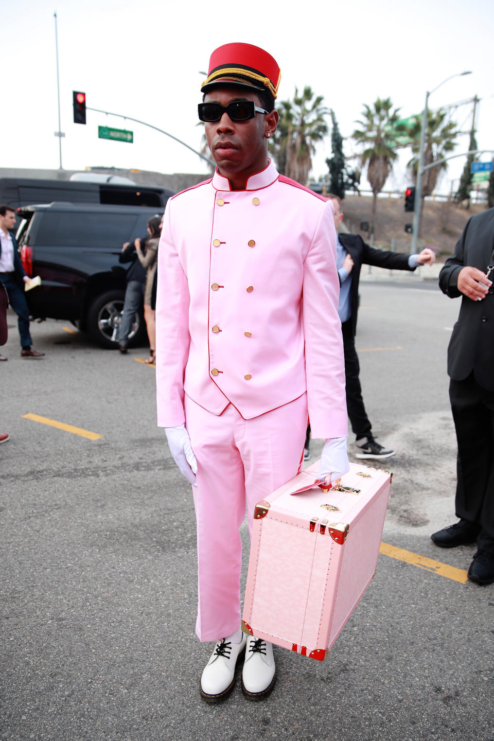 Tyler, the Creator at the Grammys.&nbsp;
