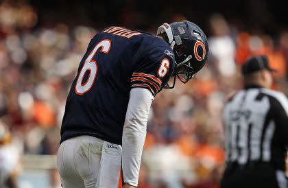 Jay Cutler is tough to get to know. But he might be the Bears' most known offensive quantity (Getty Images)