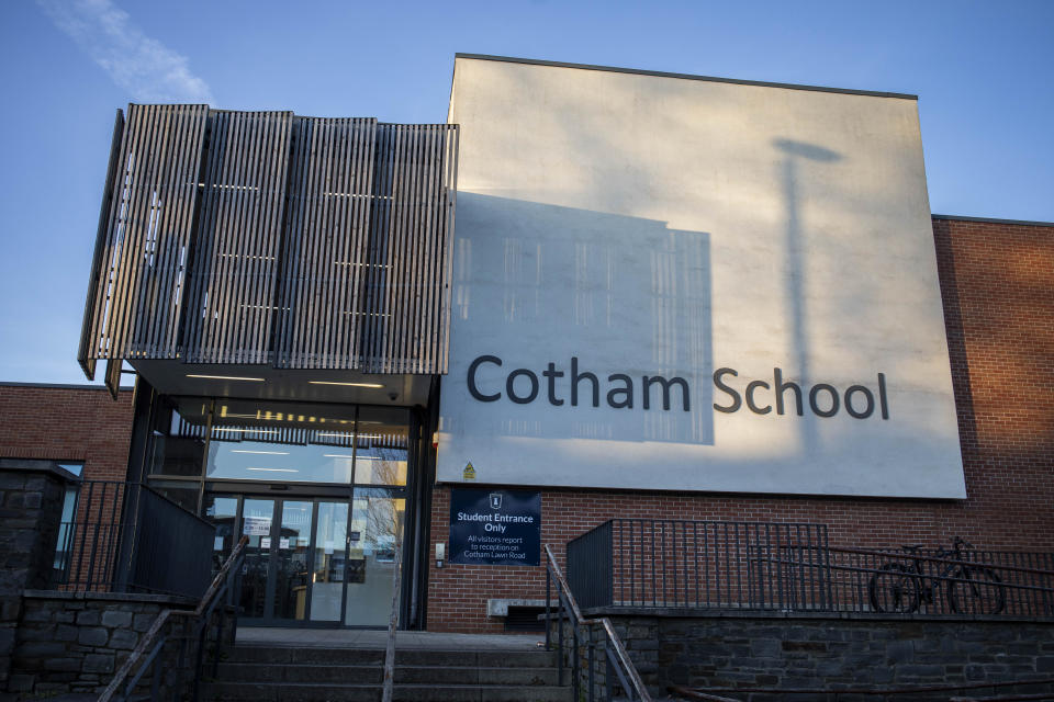 Staff from Cotham School have started patrolling the streets. (SWNS)