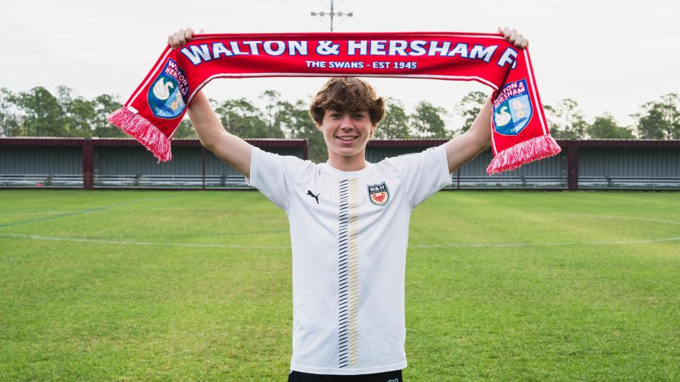 Martin County High School sophomore Andy Gribben has accepted an offer to play soccer in England for Walton & Hersham FC in 2026