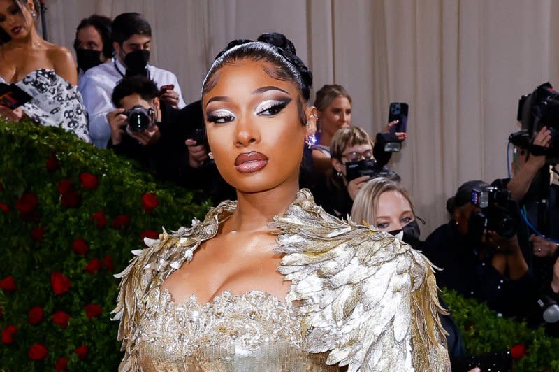 Megan Thee Stallion attends the Costume Institute Benefit at the Metropolitan Museum of Art in 2022. File Photo by John Angelillo/UPI