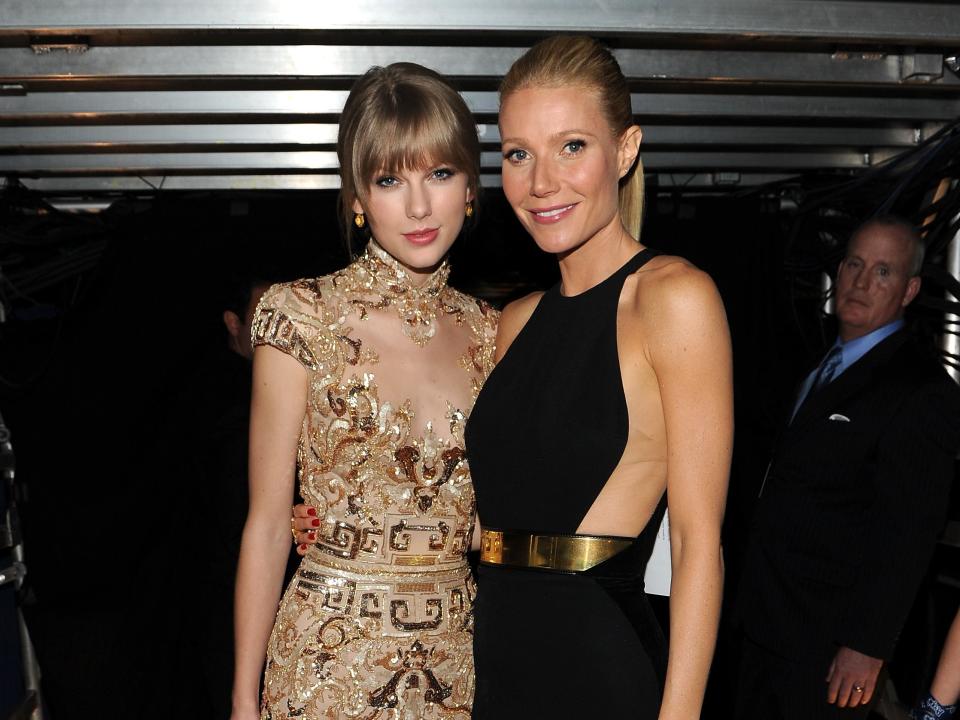 Close-up of Taylor and Gwyneth