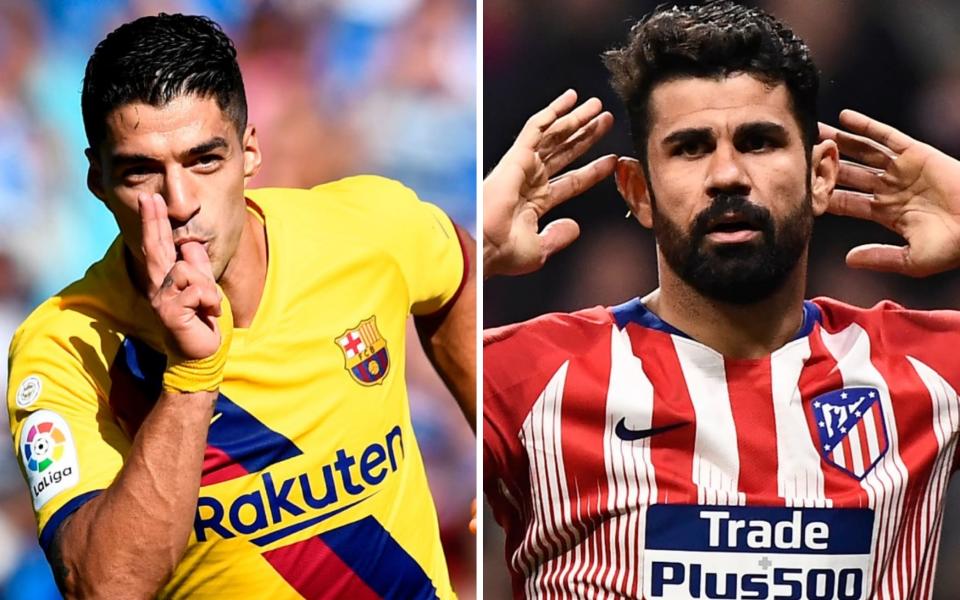 Luis Suarez will join forces with Diego Costa at Atletico Madrid - Getty Images