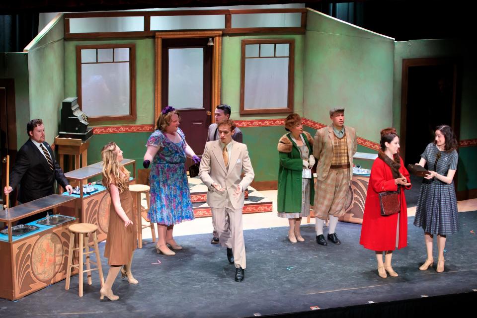 A scene from Priscilla Beach Theatre's dress rehearsal of "She Loves Me," which was presented earlier this season.