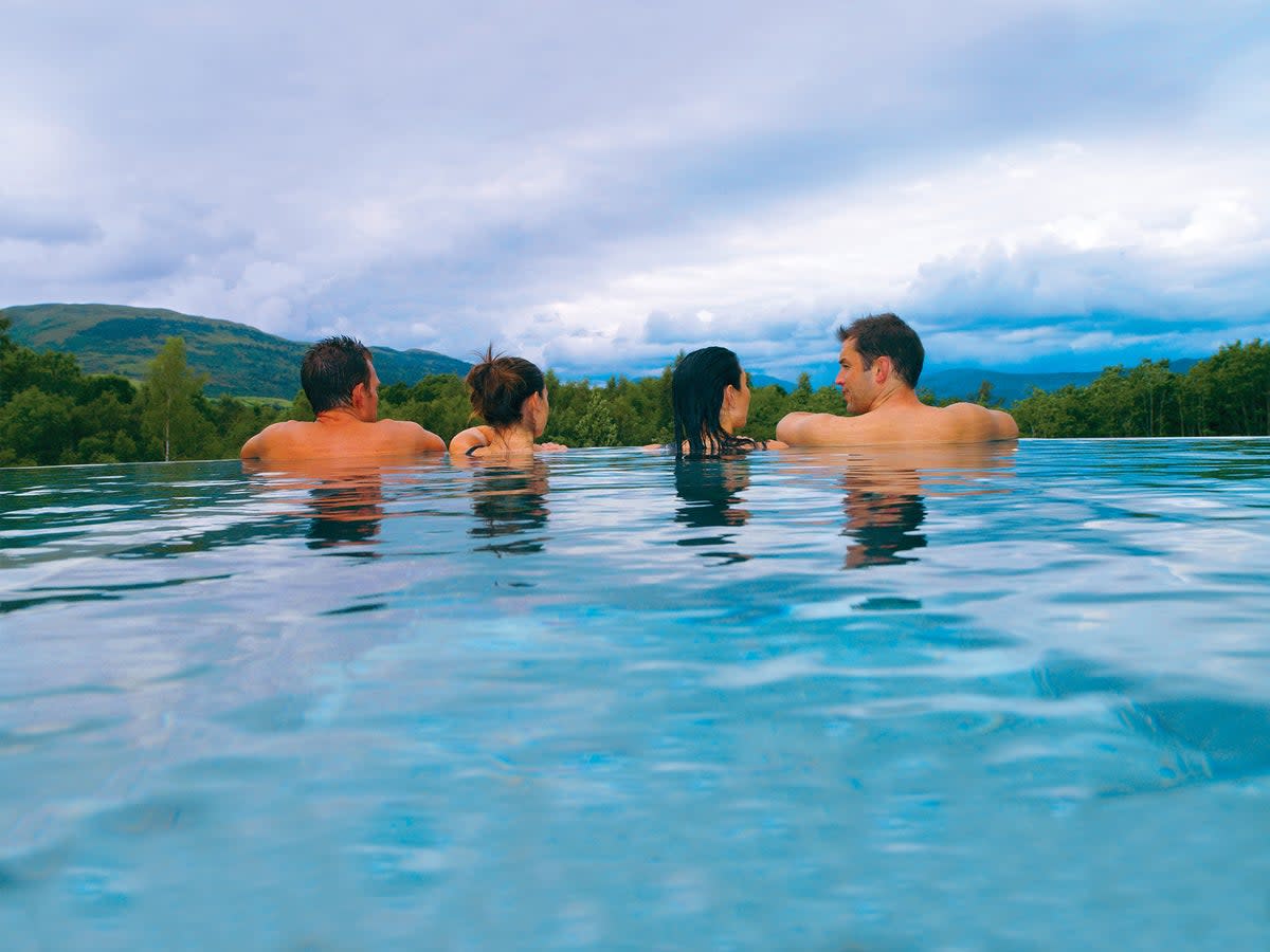 Take a dip in the rooftop infinity pool (Cameron House)