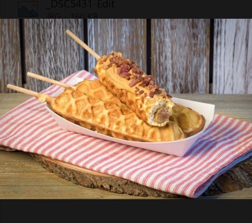 The Peanut Butter Squealer was a new Iowa State Fair food in 2021.