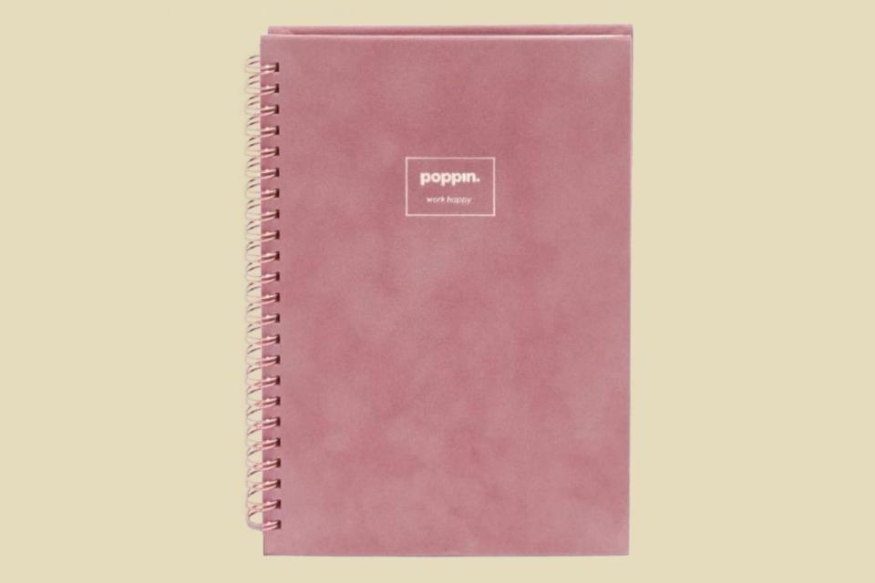 poppin bullet journal pink notebook