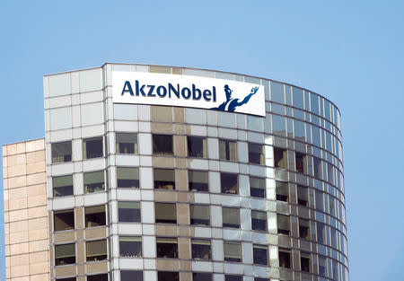FILE PHOTO: A view of AkzoNobel's headquarters in Amsterdam, February 6, 2014. REUTERS/Toussaint Kluiters/United Photos/File Photo