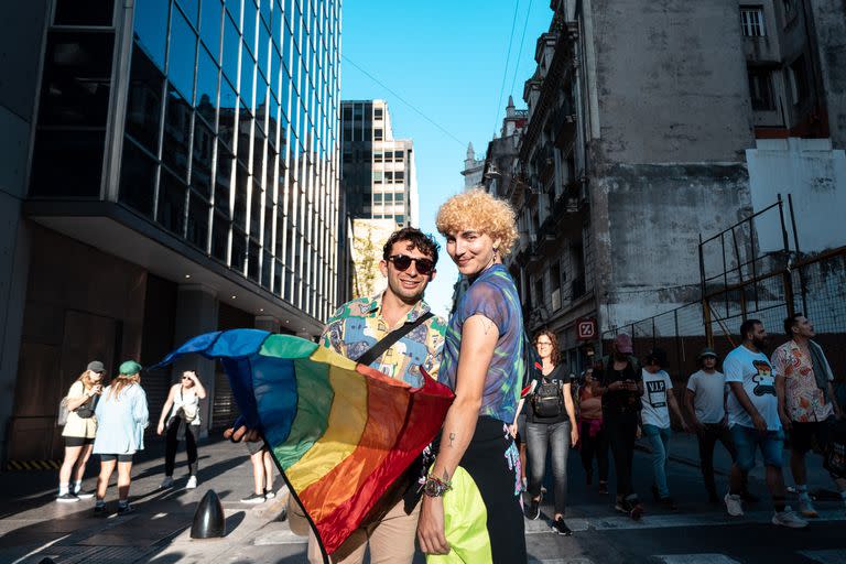 Miles de personas celebraron la 31 Marcha del Orgullo, en Plaza de Mayo