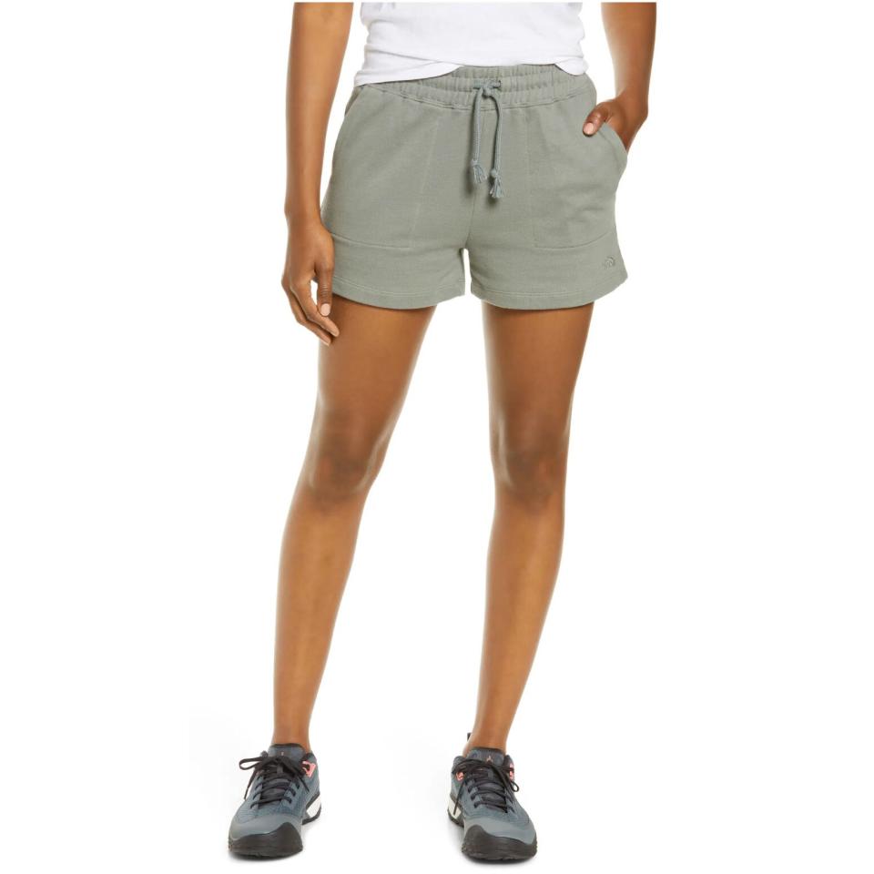 The North Face Camp High Waist French Terry Sweat Shorts