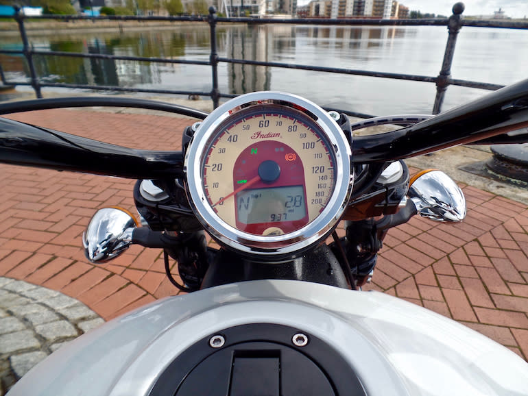Indian Scout Sixty speedometer