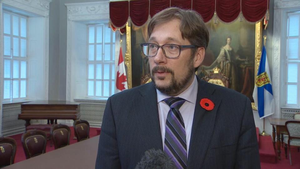 Community Services Minister Trevor Boudreau