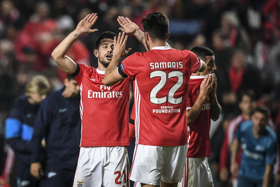 Benfica - Zénith Saint-Pétersbourg 3-0 (groupe G)