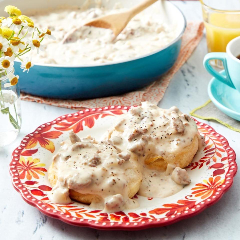 easter brunch ideas sausage gravy