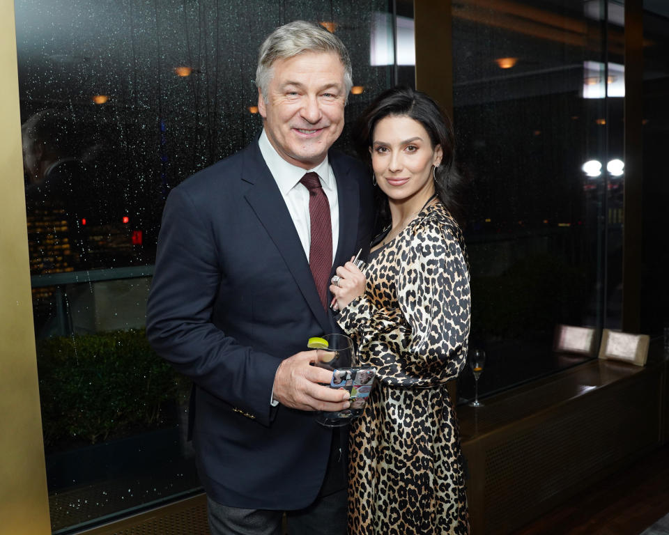 Alec Baldwin and wife Hilaria Baldwin, seen here in March 2020, got married in 2012 after one year of dating. (Sean Zanni / Getty Images)