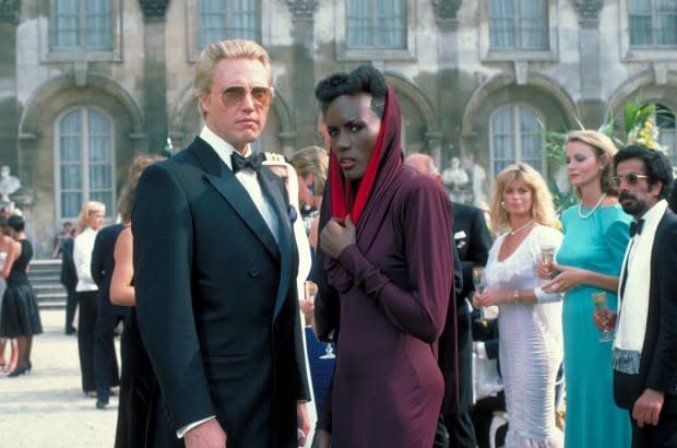 Christopher Walken and Grace Jones in 'A View to a Kill'