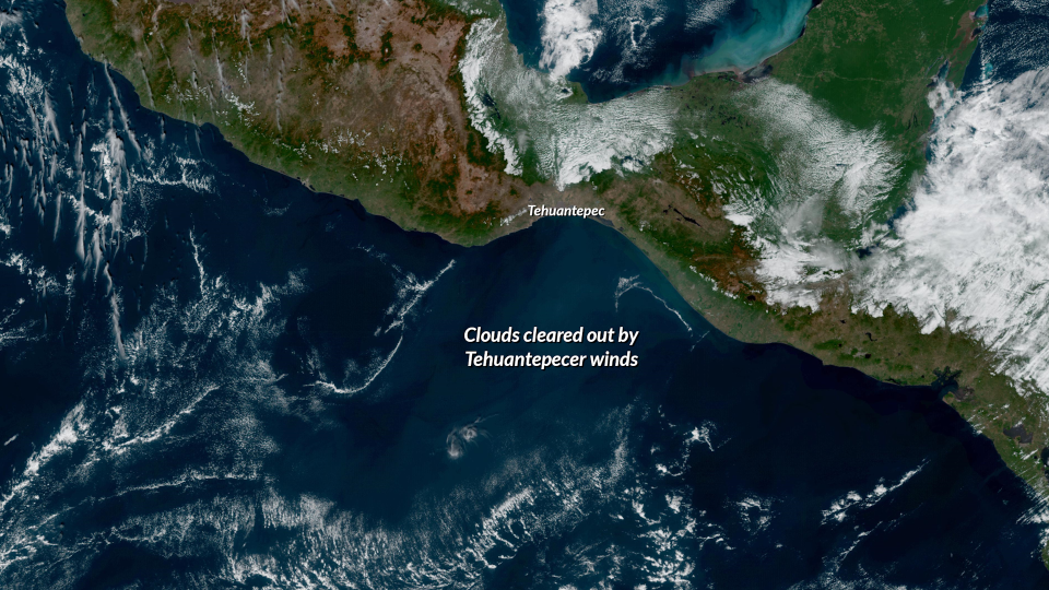 (NOAA) tehuantepecer satellite december 31 2023