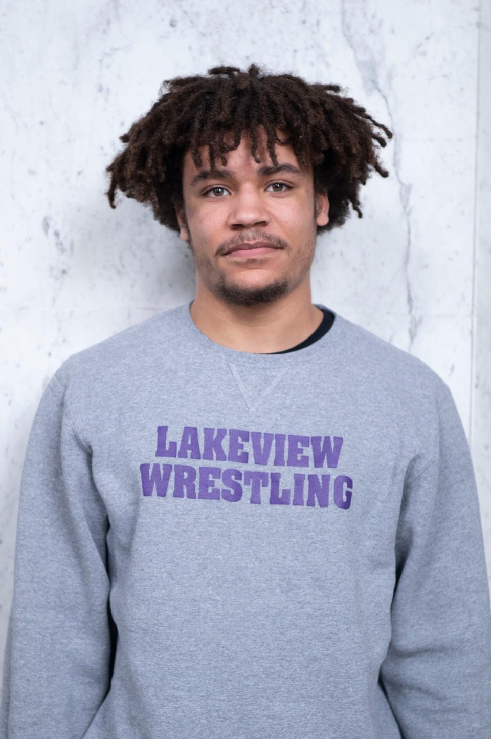 Lakeview wrestler Dayveon Rupert.