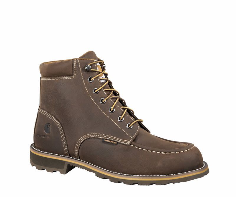 <p>Carhartt 6-In. Moc-Toe</p><p>amazon.com</p><p><a href="https://www.amazon.com/dp/B06XFMBRS1?tag=syn-yahoo-20&ascsubtag=%5Bartid%7C10060.a.28577924%5Bsrc%7Cyahoo-us" rel="nofollow noopener" target="_blank" data-ylk="slk:Shop Now;elm:context_link;itc:0;sec:content-canvas" class="link rapid-noclick-resp">Shop Now</a></p><span class="copyright">amazon.com</span>