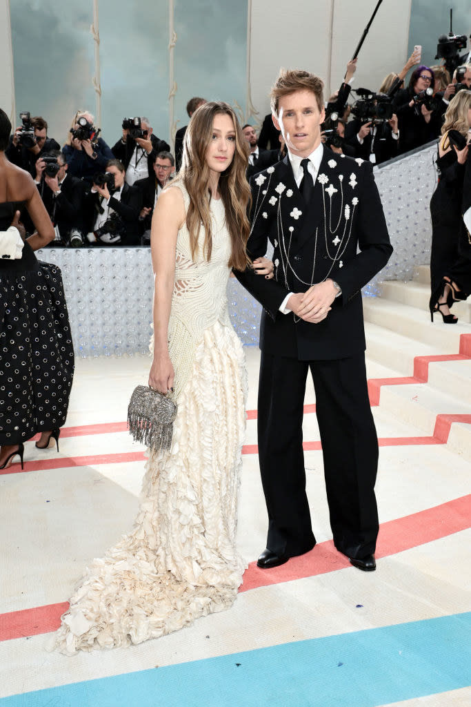 Hannah Bagshawe and Eddie Redmayne attend The 2023 Met Gala together