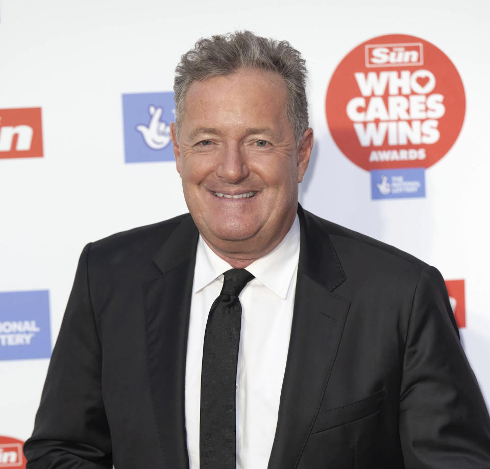 Photo by: zz/KGC-143/STAR MAX/IPx 2023 9/19/23 Piers Morgan at The Sun's Who Cares Wins Awards held on September 19, 2023 at The Roundhouse in London, England, UK.