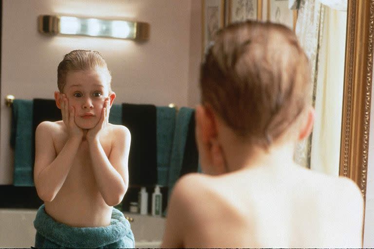 Macaulay Culkin, en una escena de Mi pobre angelito