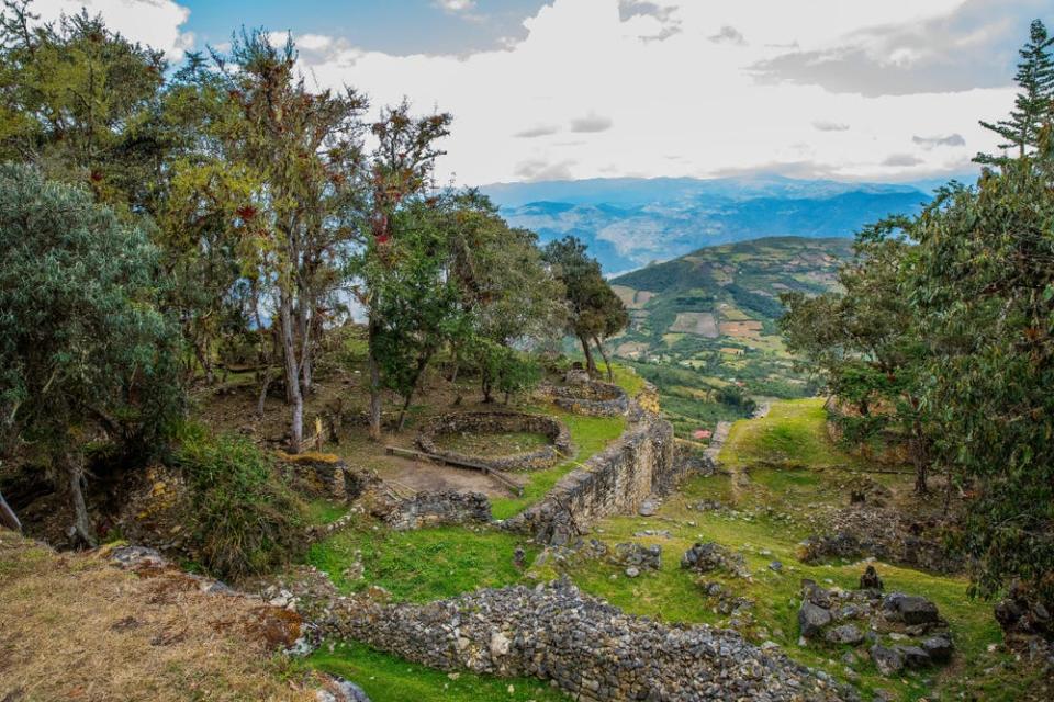 Kuélap in NOrthern Peru aerial view