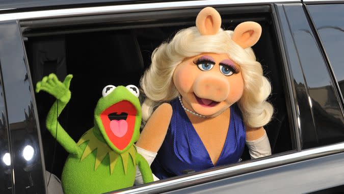Kermit and Miss Piggy Muppets