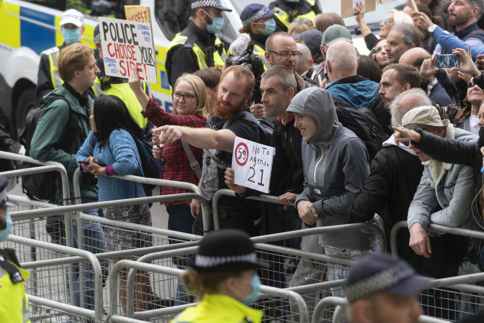 Demonstration organised by Stand Up X in London