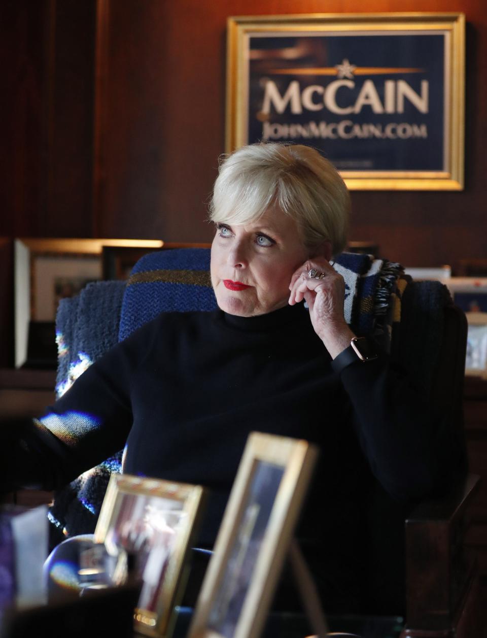 Cindy McCain in her Phoenix home in 2019.